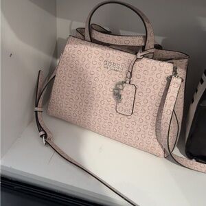 Guess Light Pink Satchel Bag